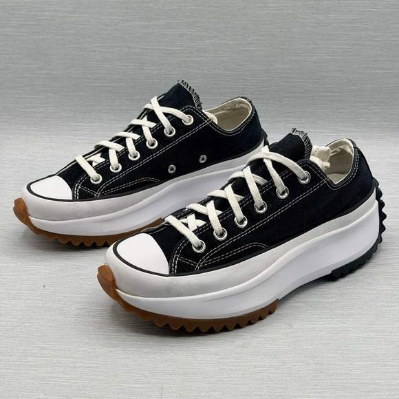 Converse Shoes - Converse Run Star Hike Women's 9 Black White Platform Low Top Sneakers Chucks